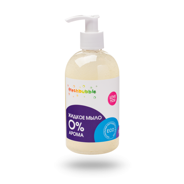 Жидкое мыло без аромата, 300мл Freshbubble