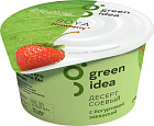 Десерт соевый с йогуртовой закваской и соком клубники 140 Green Idea