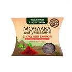Мочалка для умывания "С красной глиной" 60 гр Алтын Бай