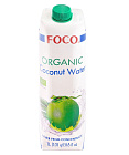 Органическая кокосовая вода "FOCO" 1л, БЕЗ САХАРА, ( USDA organic) FOCO